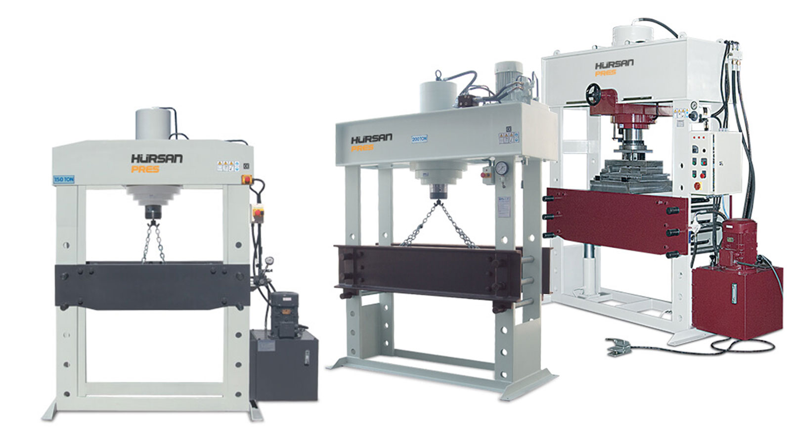 Hürsan Hydraulic Press and Machine Tools | Trim Presses - High-Performance Trim Press Models, Servo Press - Precise and Powerful Servo Press Solutions, C-Type Press - Industrial C-Type Presses and Prices, Die Lapping Presses - Die Adjustment and Testing Presses, Shipbuilding Presses - Heavy-Duty Ship Press Models, Rubber Curing Presses - Durable and Powerful Presses, Workshop Presses - Hydraulic Press Models for Workshops, Workshop Presses with Table - Ideal Solutions for Precision Work, Sheet Metal Forming Presses - Specialized Presses for Metal Processing, Deep Drawing Presses - Professional Presses for Metal Forming, Special Deep Drawing Presses - Industrial Deep Drawing Presses. | Was sind Werkstattpressen? Was sind ihre Anwendungsgebiete und Vorteile?